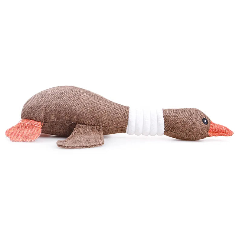 Wild Goose Plush Dog Toy - Bite Resistance