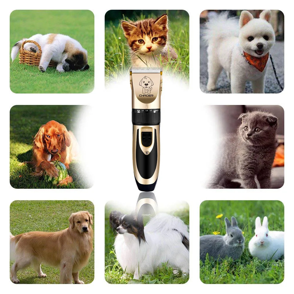 Pet Grooming Clippers Rechargeable - Low-Noise