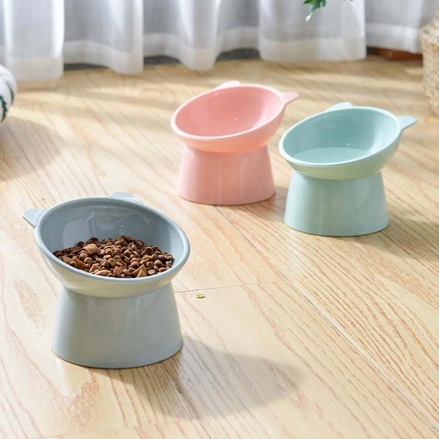 45° Tilted Pet Cat or Dog Bowl