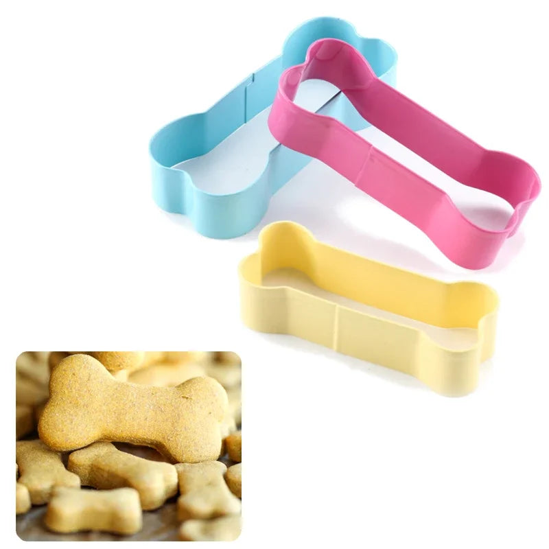 5Pcs Stainless Steel Bone Shape Cookie Cutter