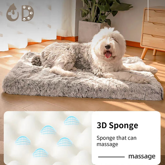 3D Foam Plush Pet Calming Bed Mat