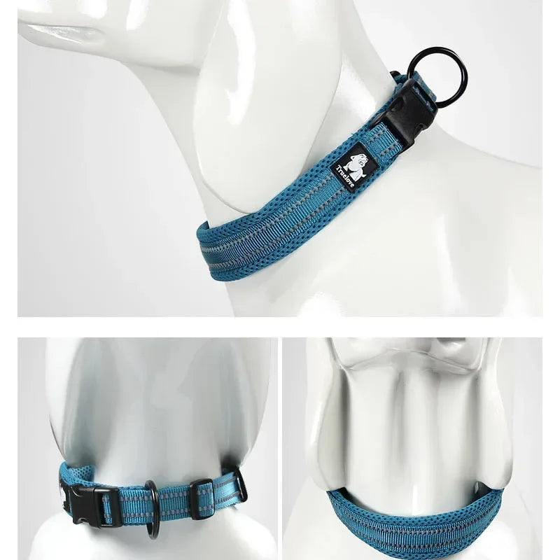 Adjustable Mesh Padded Dog Collar