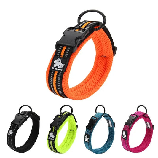 Adjustable Mesh Padded Dog Collar