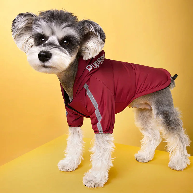 The Dog Face Waterproof Dog Jacket with Fleece