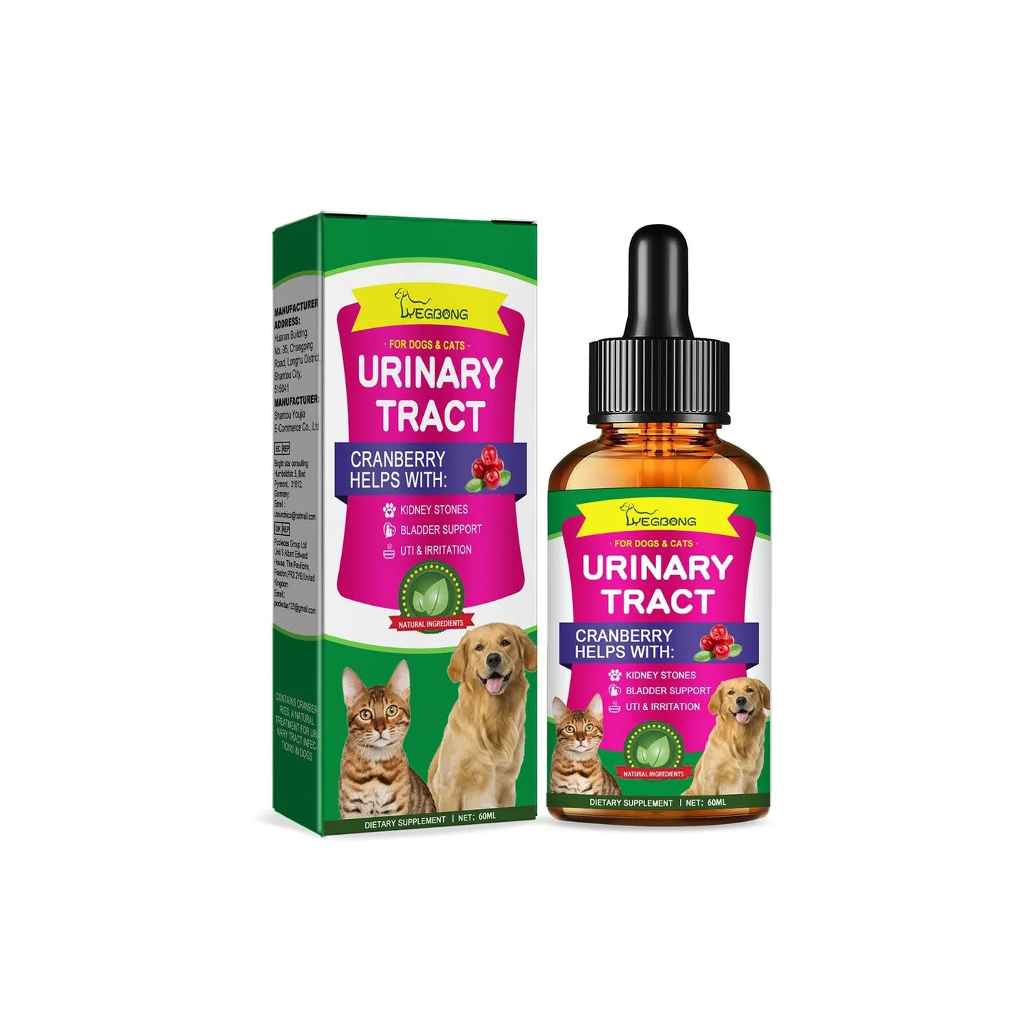 Cranberry Bladder Health Drops for Dogs